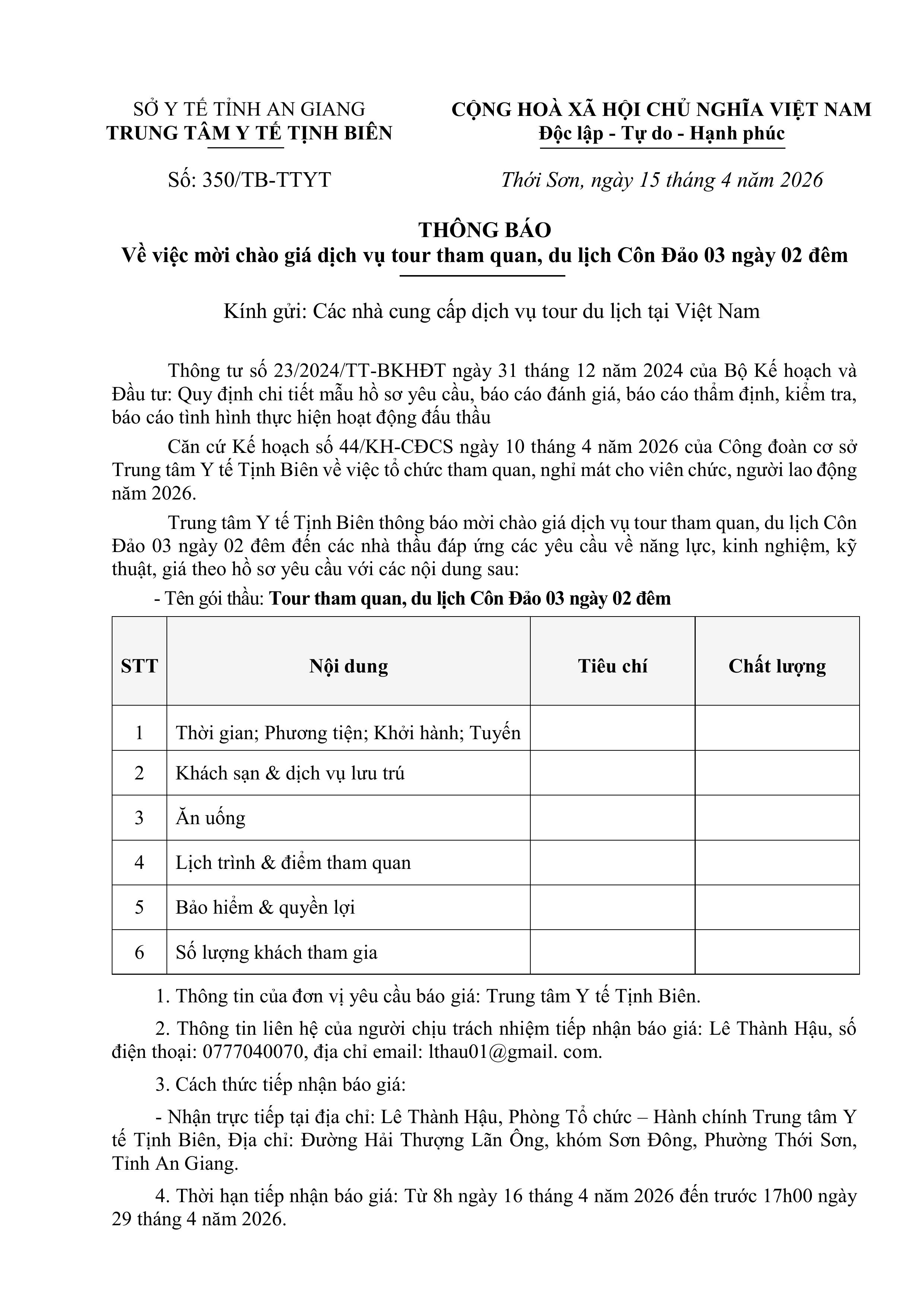 350 Thông báo mời chào giá tour du lịch Côn Đảo.signed images 0