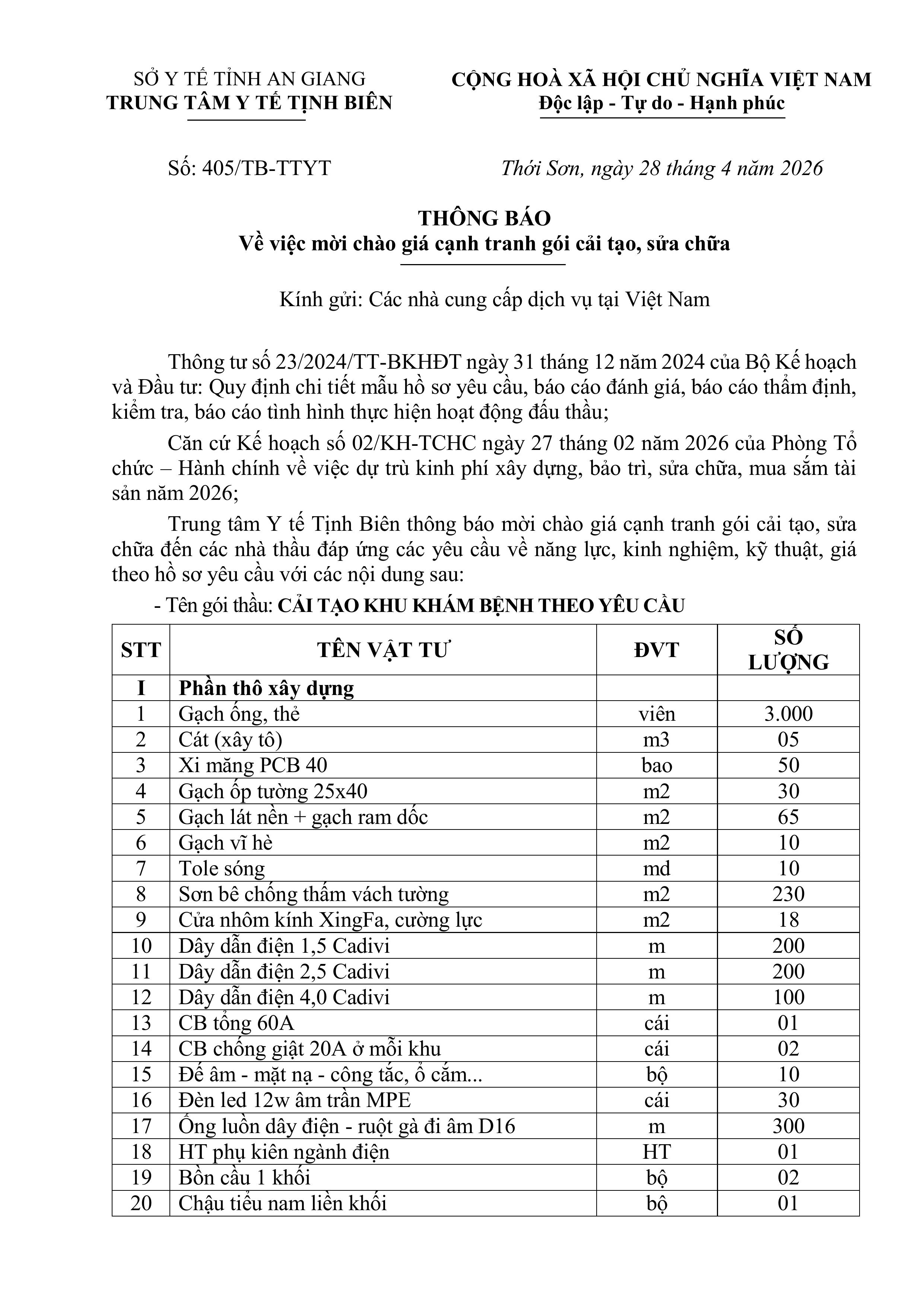 405 Thông báo mời chào giá khối KB dịch vụ.signed images 0