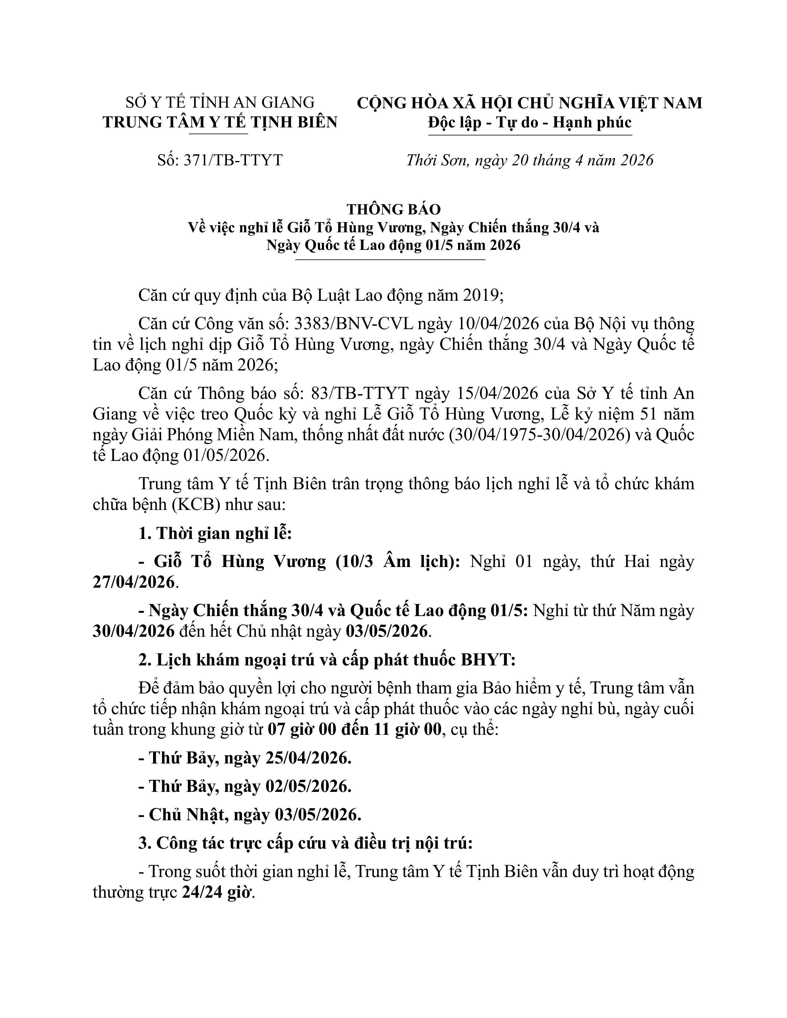 TB NGHI LE TRUNG TÂM Y TẾ TỊNH BIÊN.signed images 0