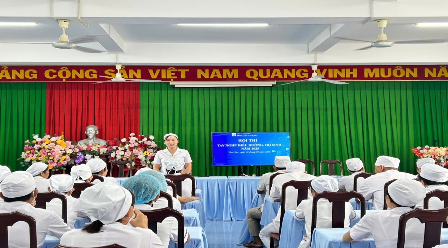 TỊNH BIÊN TỔ CHỨC HỘI THI TAY NGHỀ ĐIỀU DƯỠNG, HỘ SINH NĂM 2025 TỊNH BIÊN TỔ CHỨC HỘI THI TAY NGHỀ ĐIỀU DƯỠNG, HỘ SINH NĂM 2025